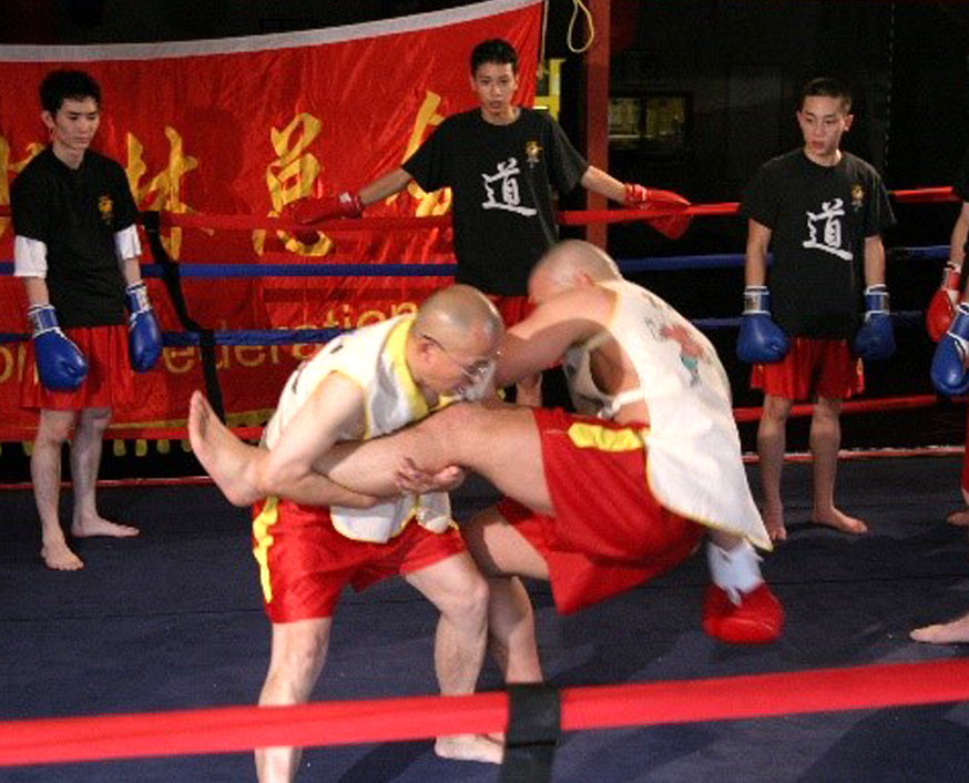 Shaolin Institute Kickboxing Sanshou/Sanda Training | Shaolin Institute